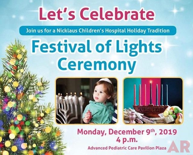Festival of Light Ceremony by Nicklaus Children’s Hospital | Ale Ramos Therapy Animals