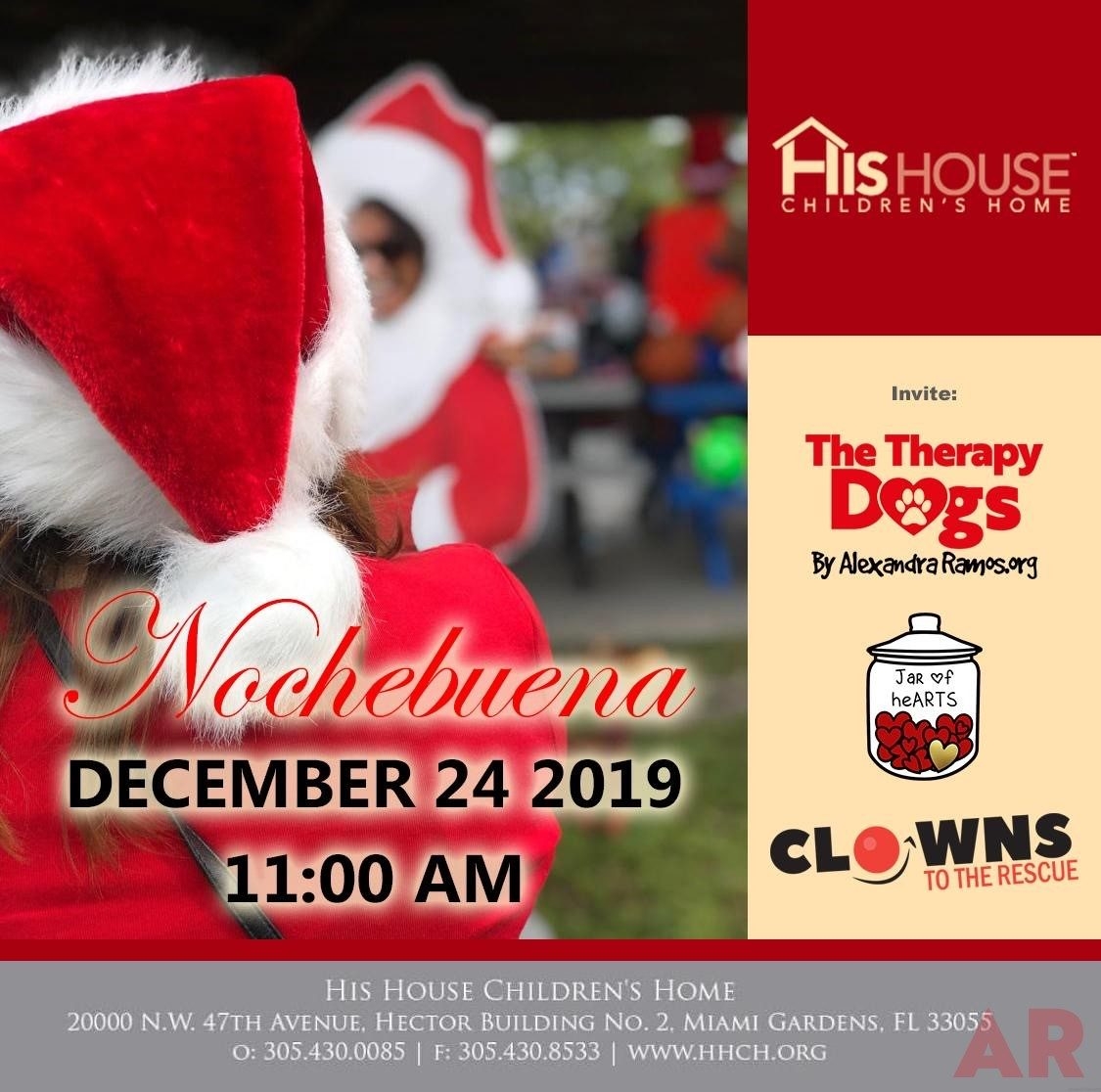 “Noche Buena” at his House Children’s Home | Ale Ramos Therapy Animals