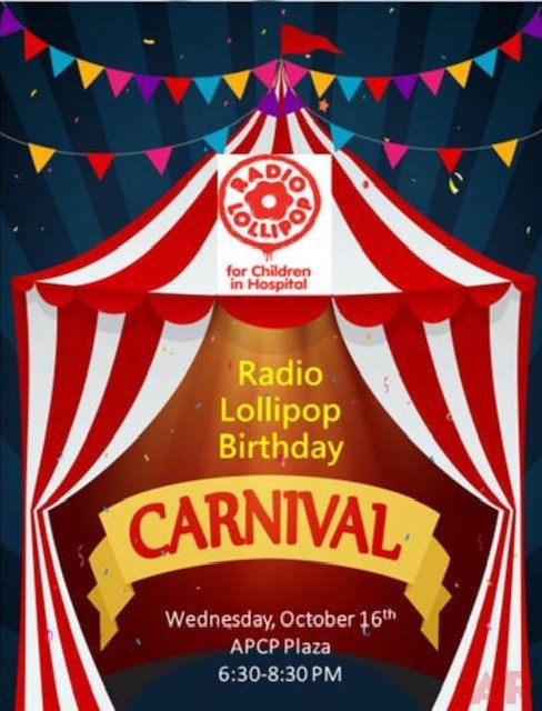 Radio Lollipop Birthday Party at Nicklaus Children’s Hospital | Ale Ramos Therapy Animals