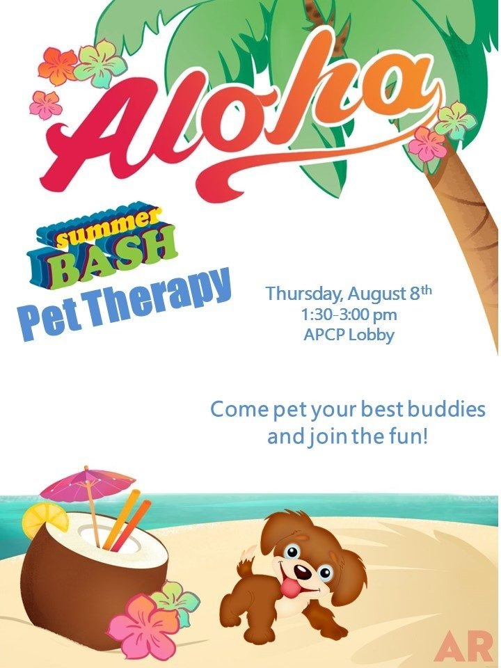 Summer Bash at Nicklaus Children’s Hospital | Ale Ramos Therapy Animals