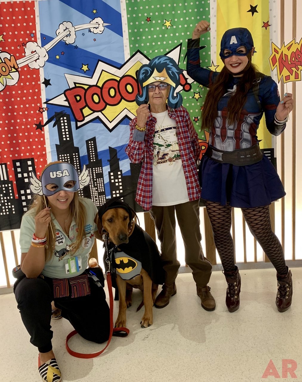 Superhero Day at Nicklaus Children’s Hospital | Ale Ramos Therapy Animals