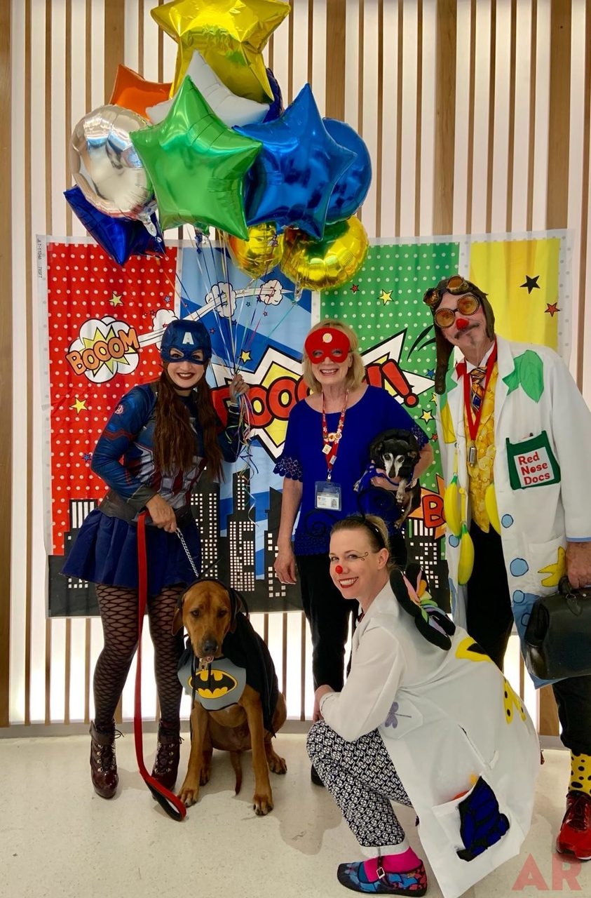 Superhero Day at Nicklaus Children’s Hospital | Ale Ramos Therapy Animals