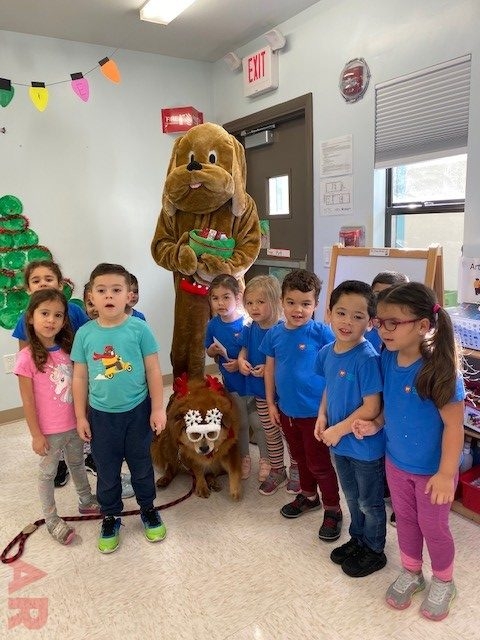 Wellness Christmas Surprise for Employees by Nicklaus Children’s Hospital | Ale Ramos Therapy Animals
