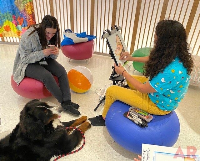 Baby Shark event at Nicklaus Children’s Hospital | Ale Ramos Therapy Animals