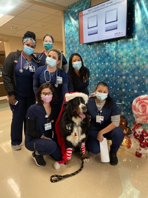 Mercy Hospital visit | Ale Ramos Therapy Animals