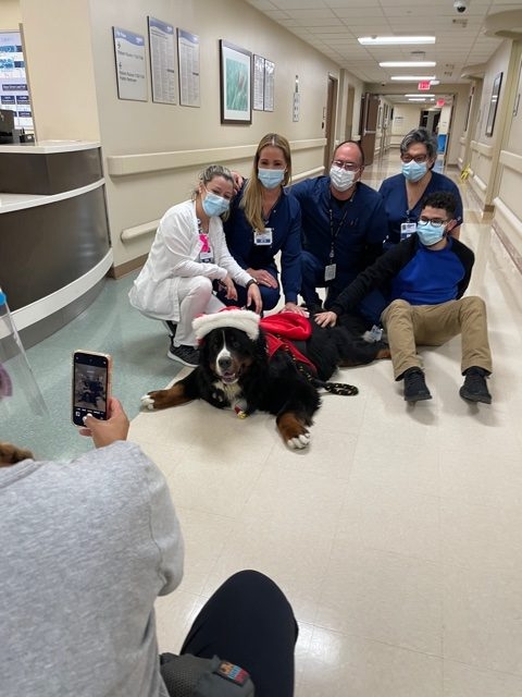 Mercy Hospital visit | Ale Ramos Therapy Animals