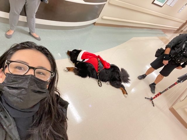 Mercy Hospital visit | Ale Ramos Therapy Animals
