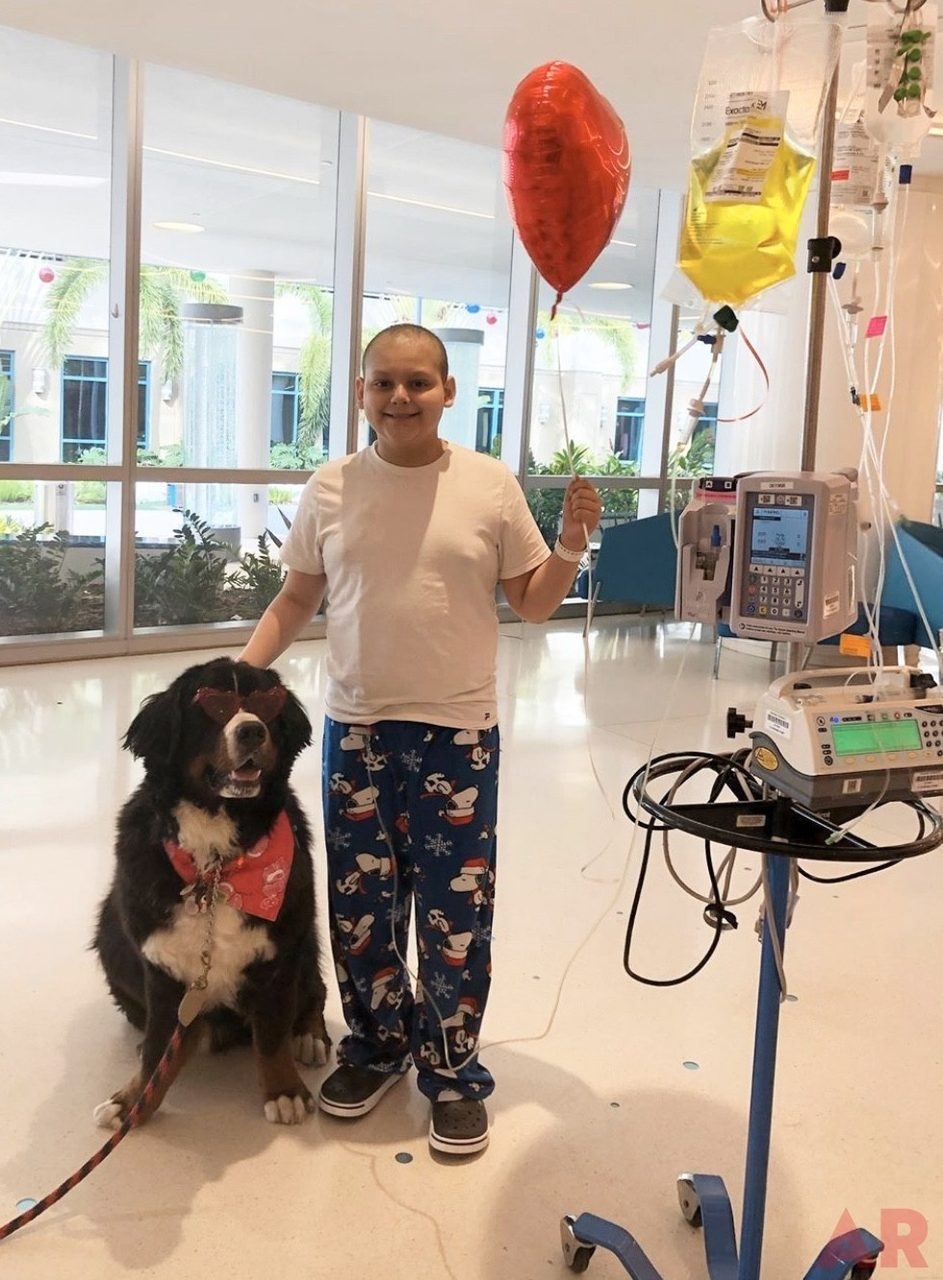 Valentine Celebration at Nicklaus Children’s Hospital Foundation | Ale Ramos Therapy Animals