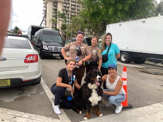 Apollo in Surfside Tragedy | Ale Ramos Therapy Animals