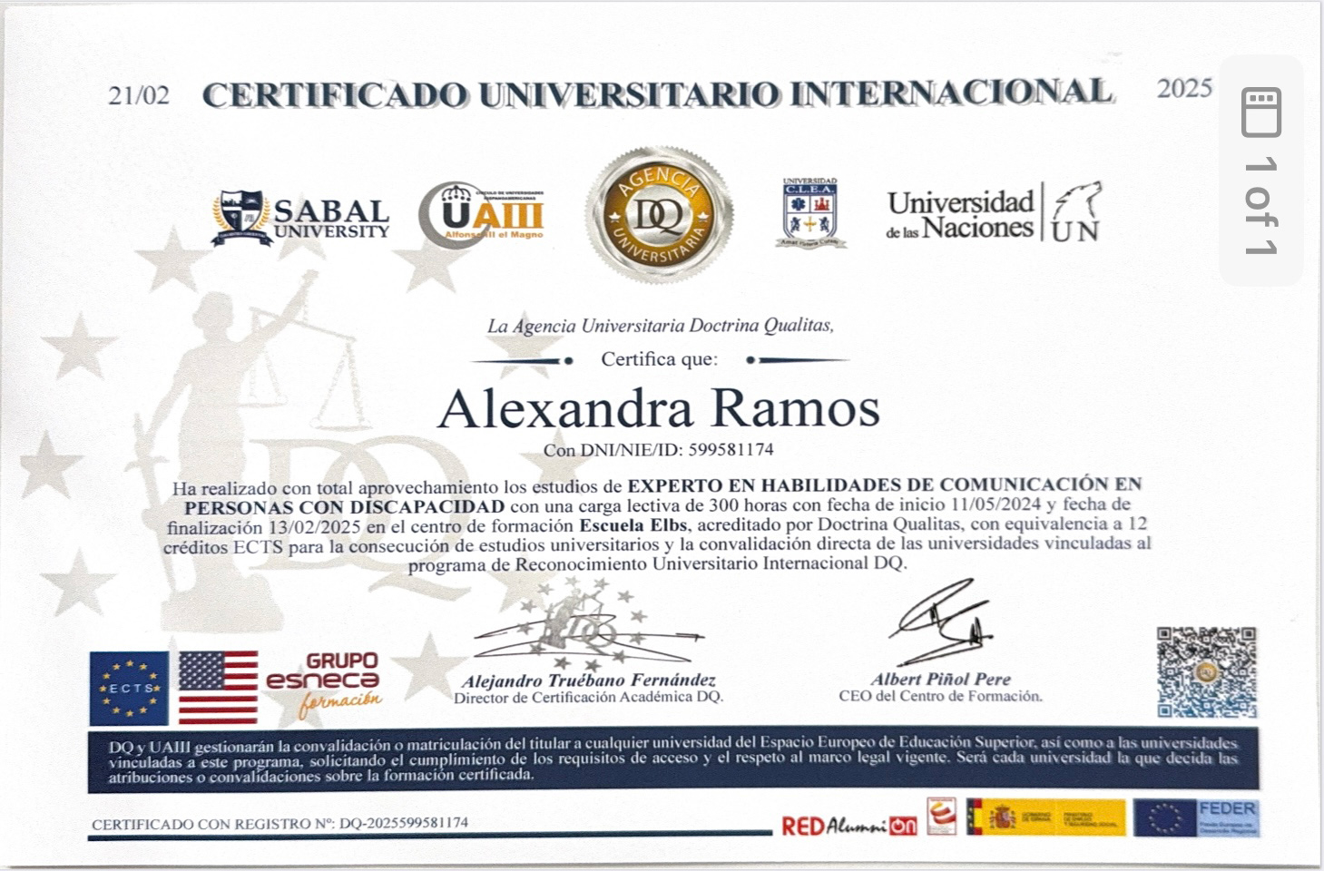 The Therapy Horse Certifications | Ale Ramos Therapy Animals