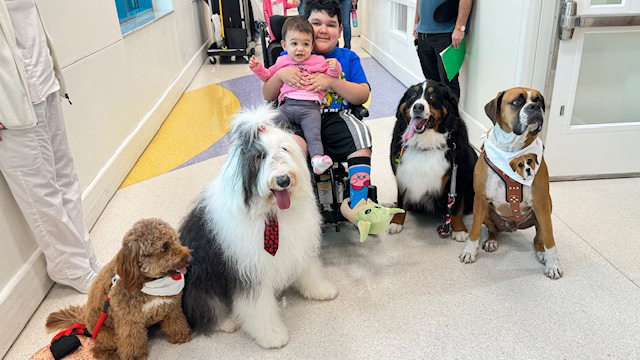 Heart Reunion Family at Nicklaus Children’s Hospital - February 19, 2024 | Ale Ramos Therapy Animals