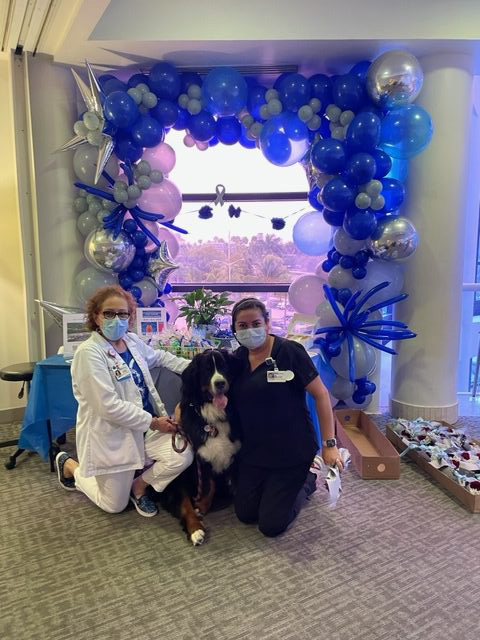 Lung Cancer Event at Mount Sinai Hospital | Ale Ramos Therapy Animals