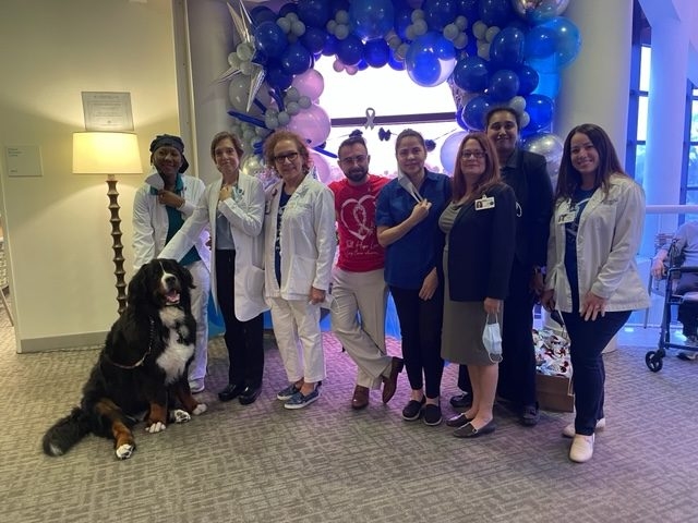 Lung Cancer Event at Mount Sinai Hospital | Ale Ramos Therapy Animals