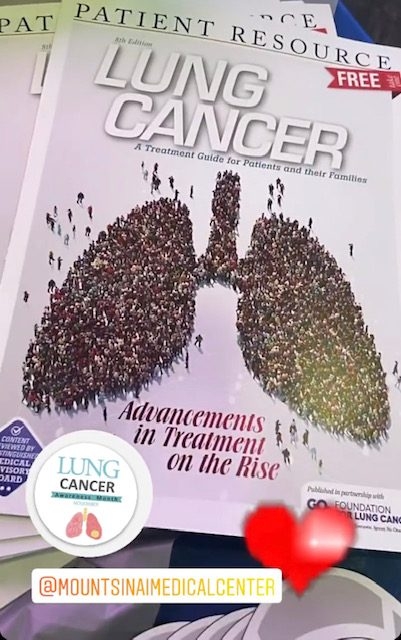 Lung Cancer Event at Mount Sinai Hospital | Ale Ramos Therapy Animals