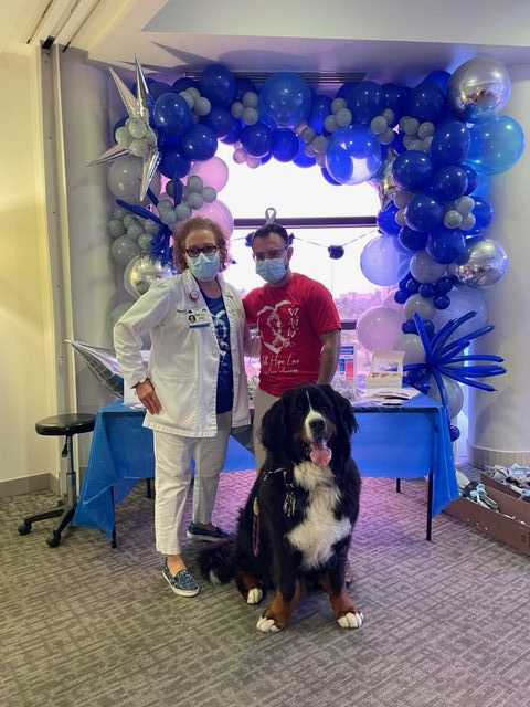 Lung Cancer Event at Mount Sinai Hospital | Ale Ramos Therapy Animals