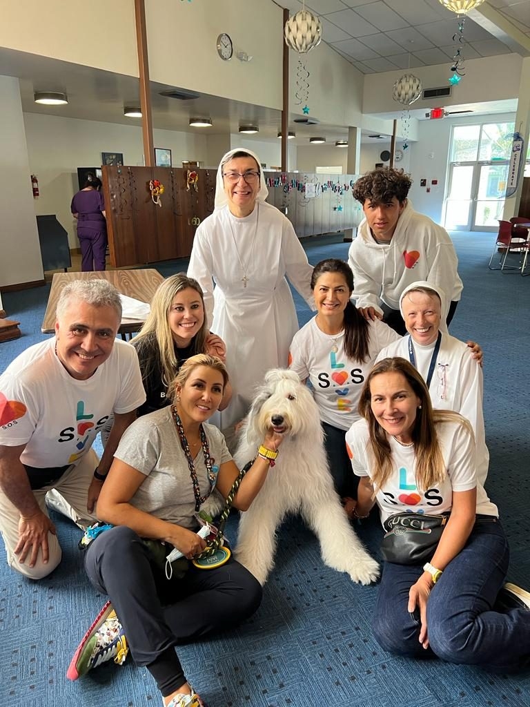 Marian Center visit by Thor | Ale Ramos Therapy Animals