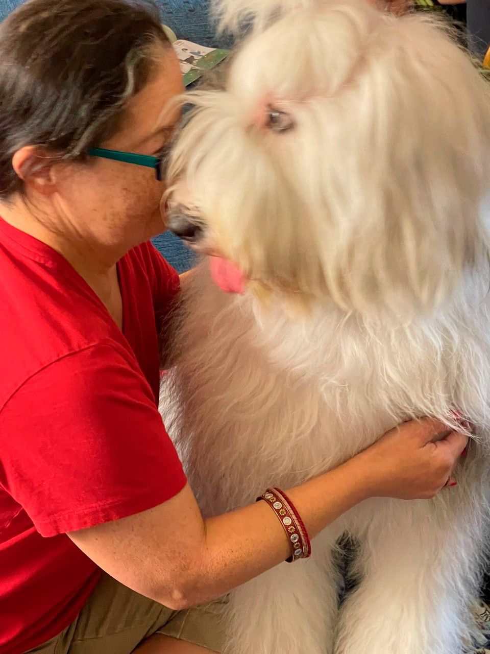 Marian Center visit by Thor | Ale Ramos Therapy Animals