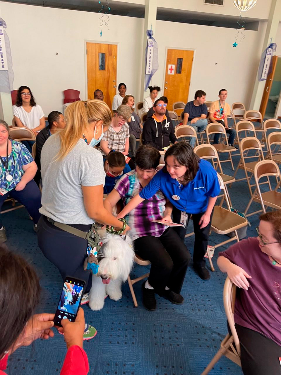Marian Center visit by Thor | Ale Ramos Therapy Animals