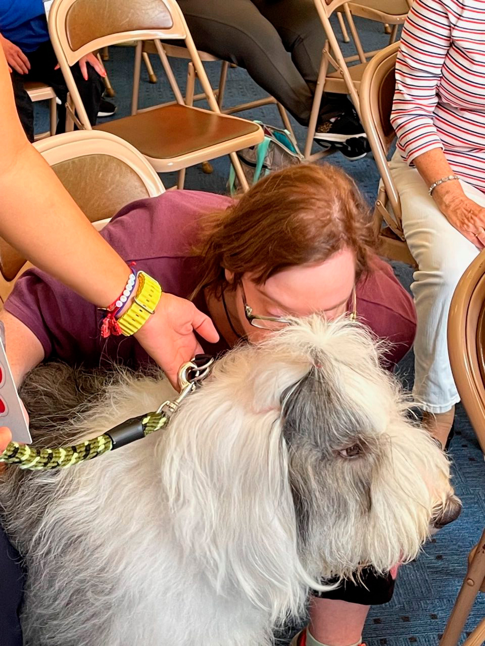 Marian Center visit by Thor | Ale Ramos Therapy Animals