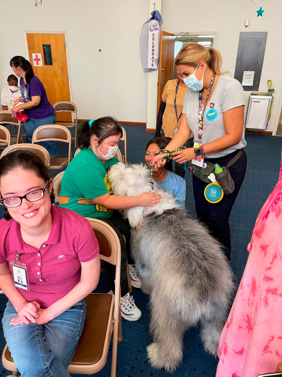 Marian Center visit by Thor | Ale Ramos Therapy Animals