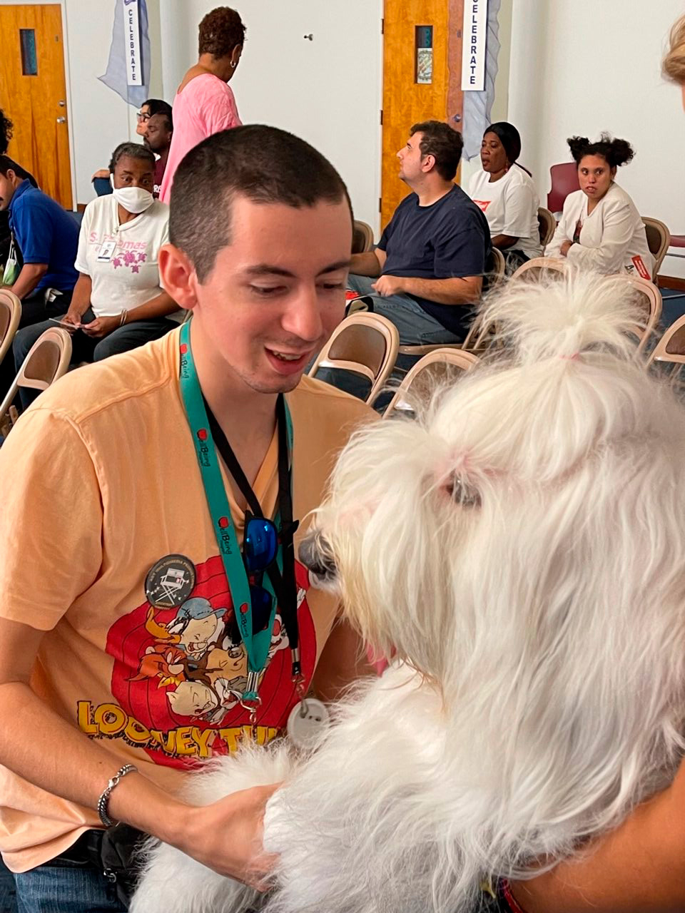 Marian Center visit by Thor | Ale Ramos Therapy Animals