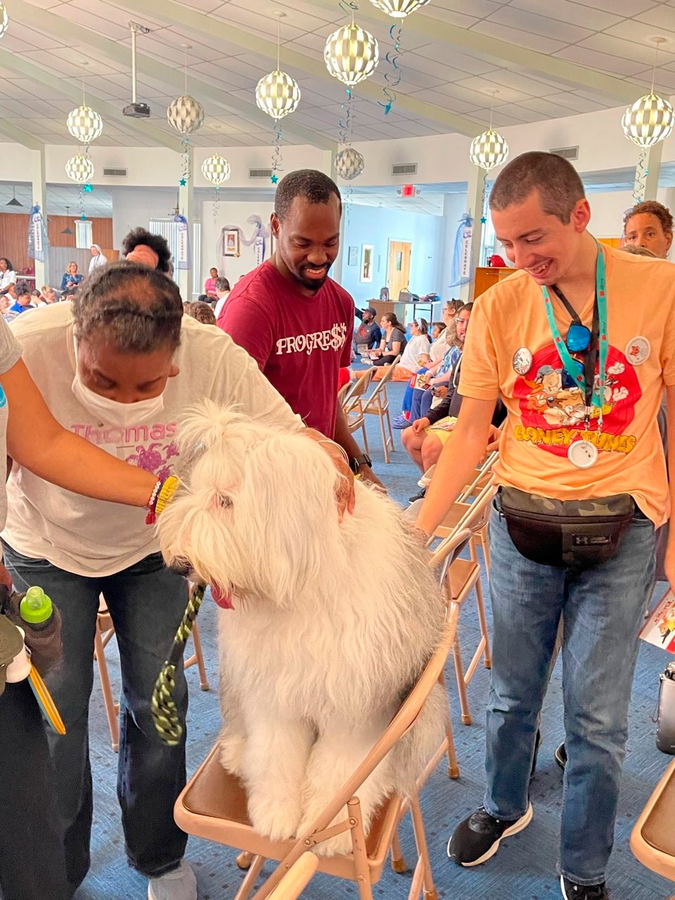 Marian Center visit by Thor | Ale Ramos Therapy Animals