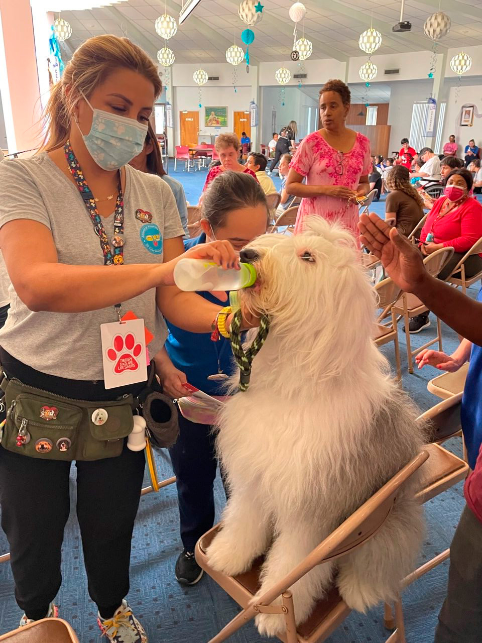 Marian Center visit by Thor | Ale Ramos Therapy Animals