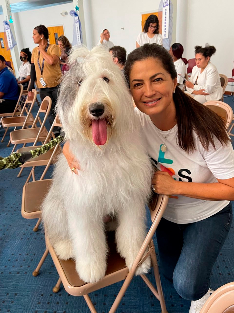 Marian Center visit by Thor | Ale Ramos Therapy Animals