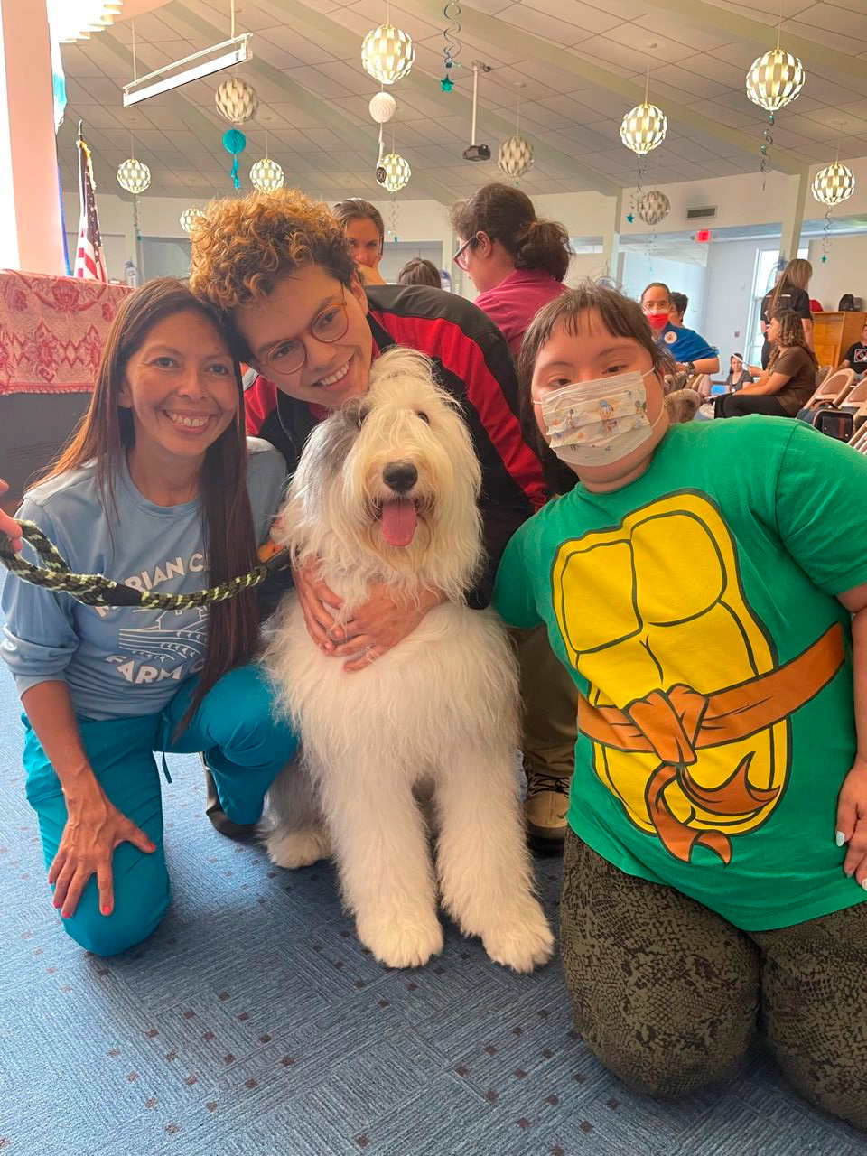 Marian Center visit by Thor | Ale Ramos Therapy Animals