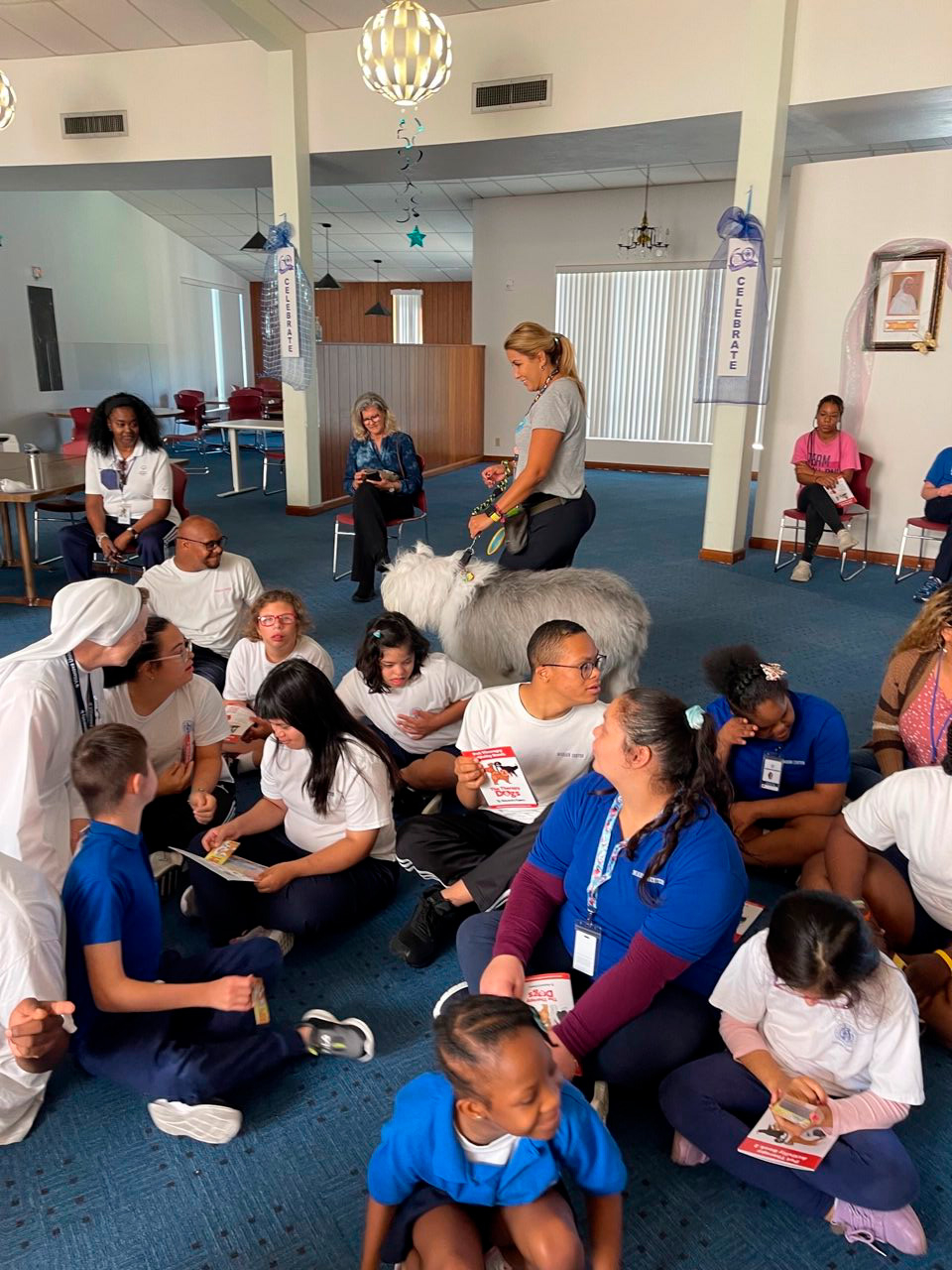 Marian Center visit by Thor | Ale Ramos Therapy Animals