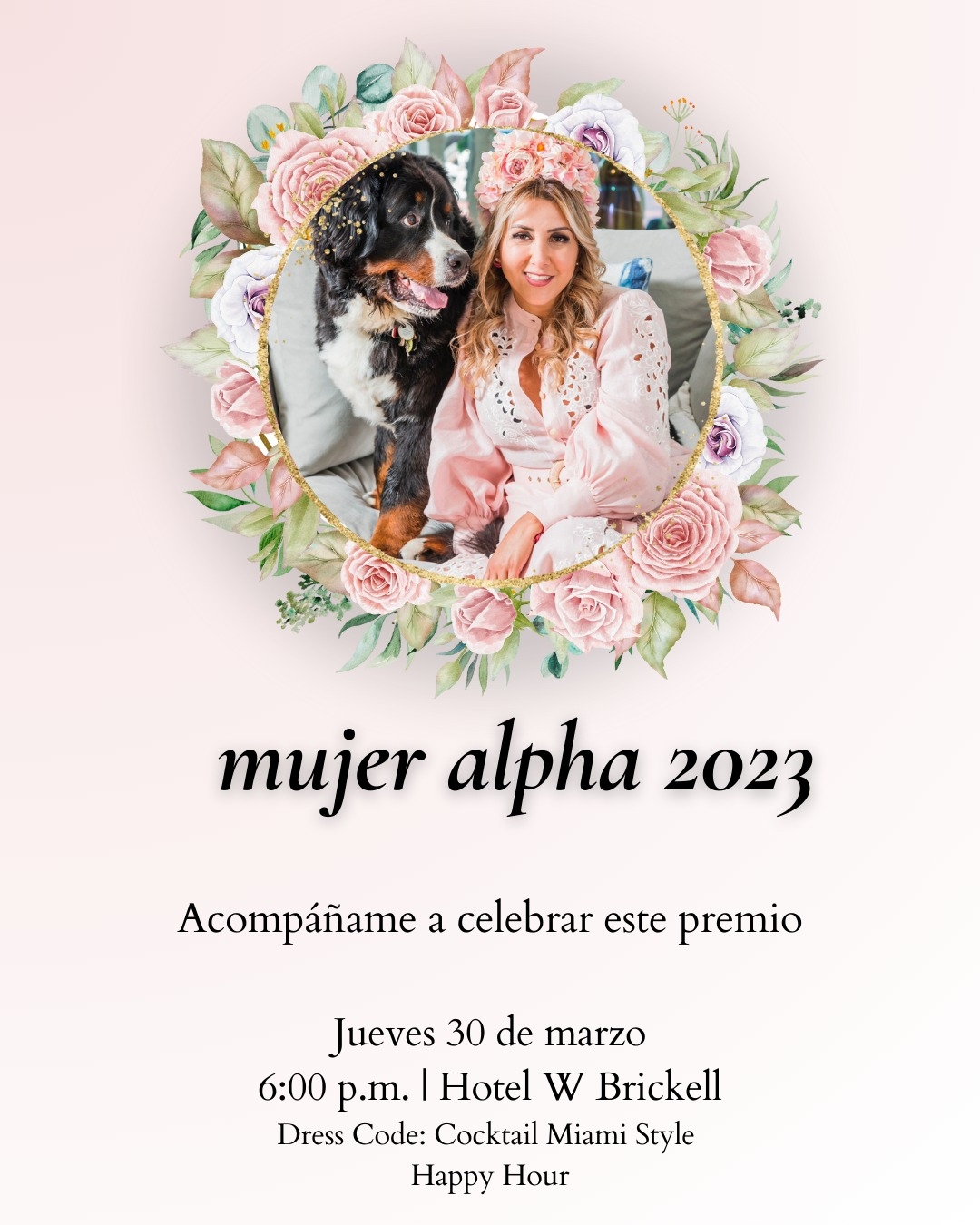 Mujer Alpha 2023 | Alexandra Ramos Therapy Animals