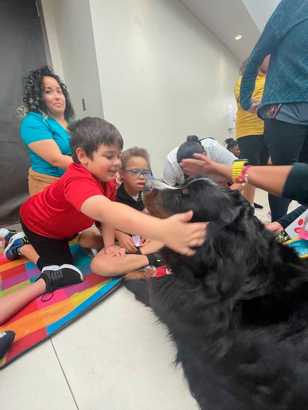 Our Pride Academy visit by Apollo | Ale Ramos Therapy Animals