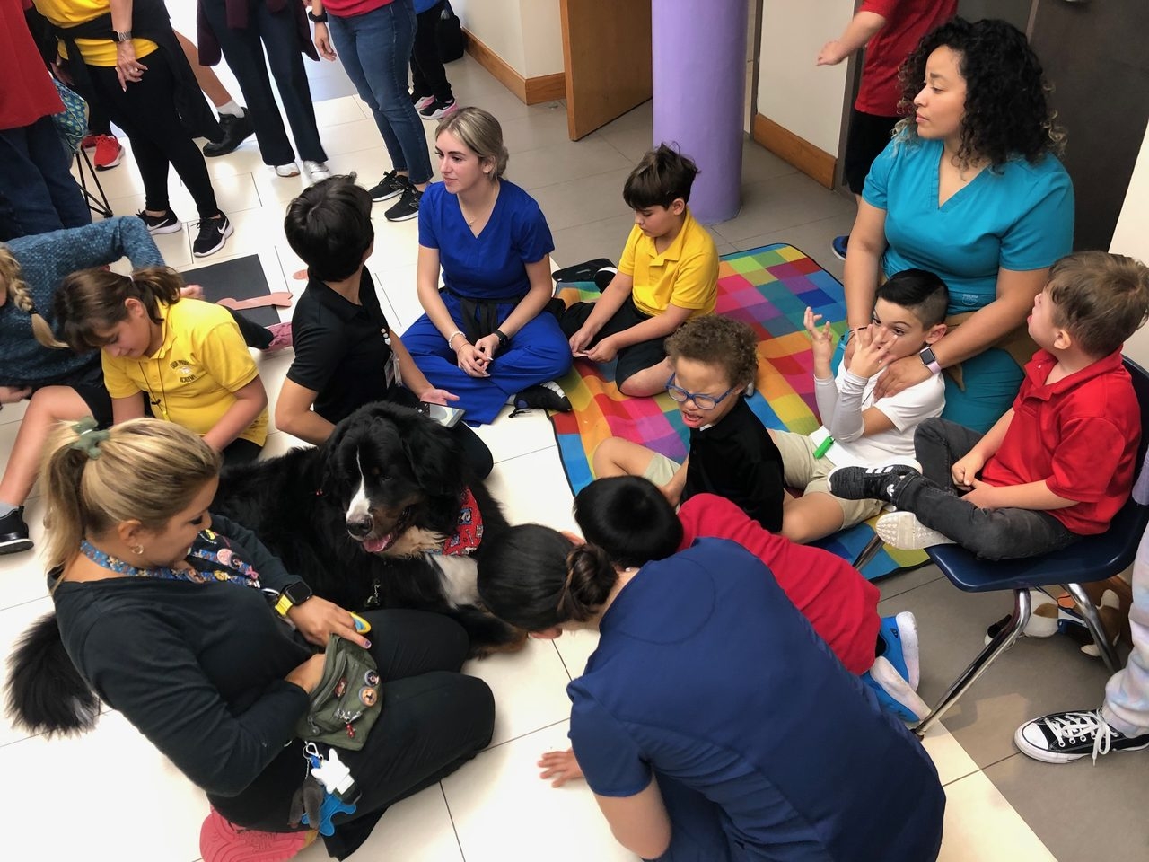 Our Pride Academy visit by Apollo | Ale Ramos Therapy Animals