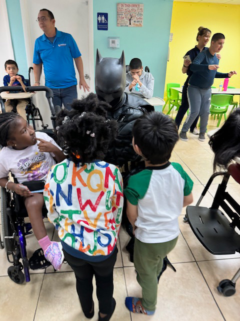Pedikidz visit by Apollo + Batman - March 22, 2024 | Ale Ramos Therapy Animals