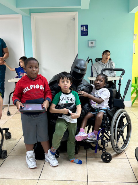 Pedikidz visit by Apollo + Batman - March 22, 2024 | Ale Ramos Therapy Animals