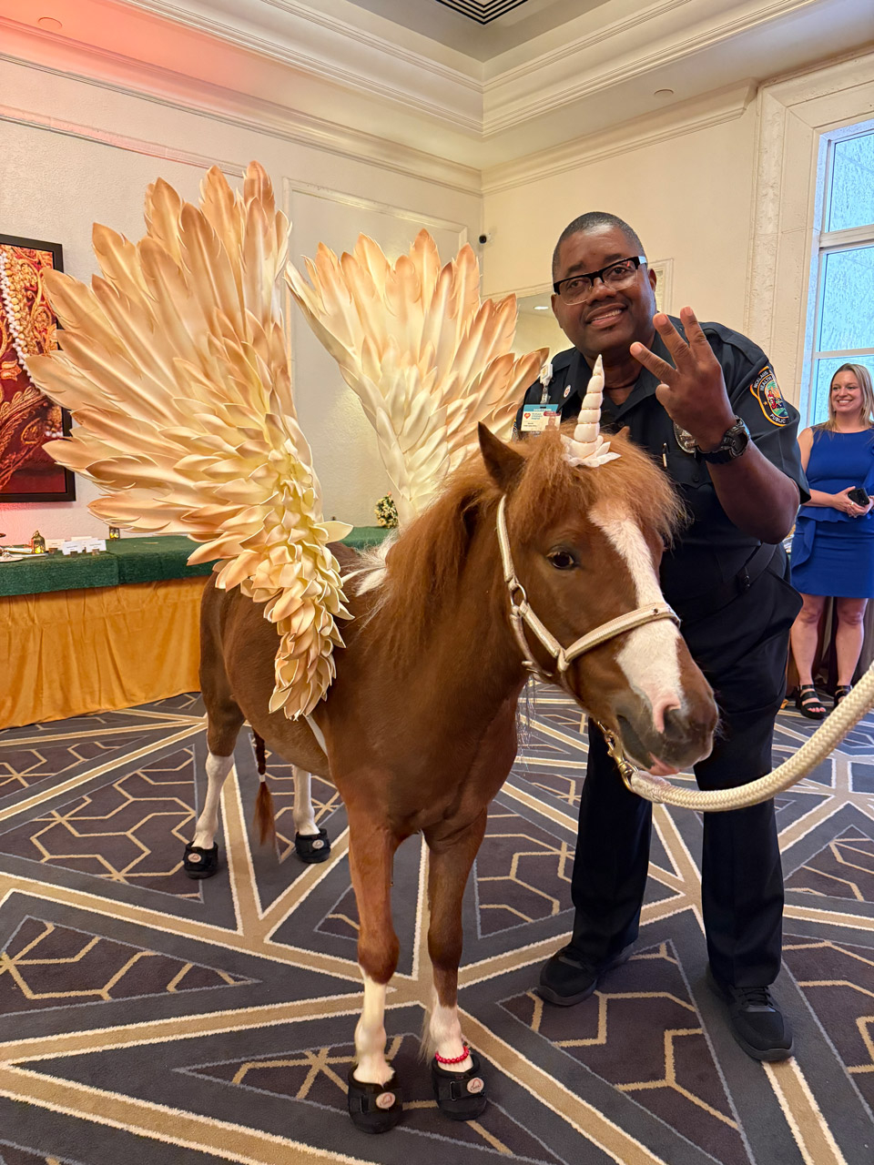 Pegasus at Carlin Prom by Nicklaus Children’s Hospital - April 12, 2025 | Ale Ramos Therapy Animals