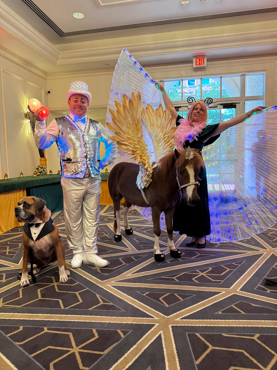 Pegasus at Carlin Prom by Nicklaus Children’s Hospital - April 12, 2025 | Ale Ramos Therapy Animals