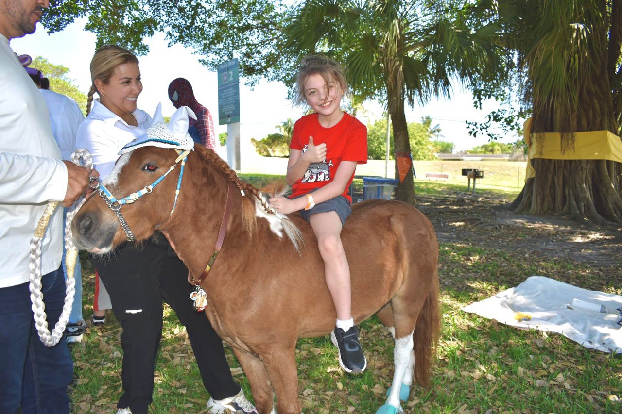 Pegasus at Super Heroe event - March 8, 2025 | Ale Ramos Therapy Animals