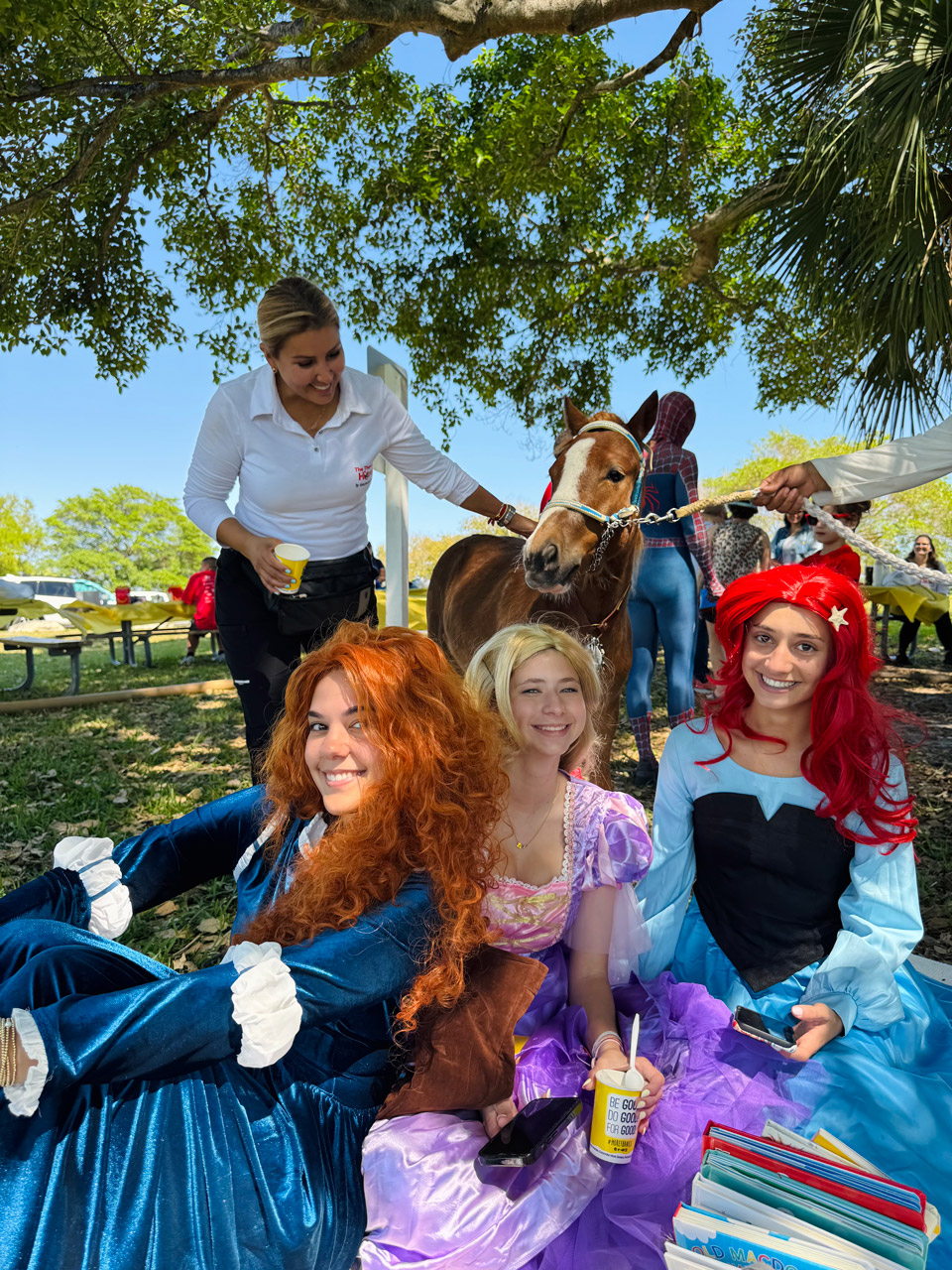 Pegasus at Super Heroe event - March 8, 2025 | Ale Ramos Therapy Animals