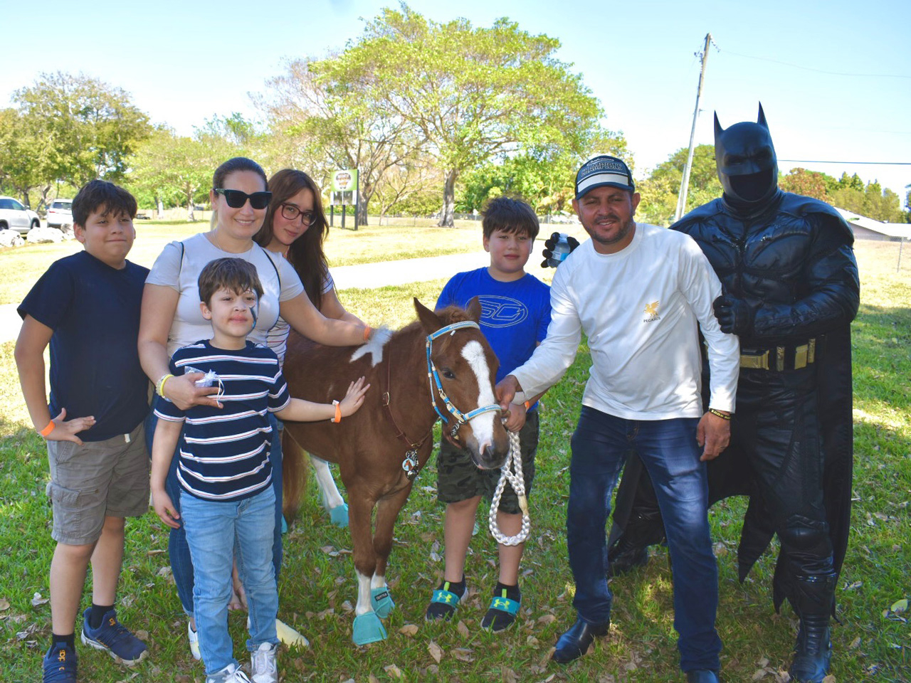 Pegasus at Super Heroe event - March 8, 2025 | Ale Ramos Therapy Animals