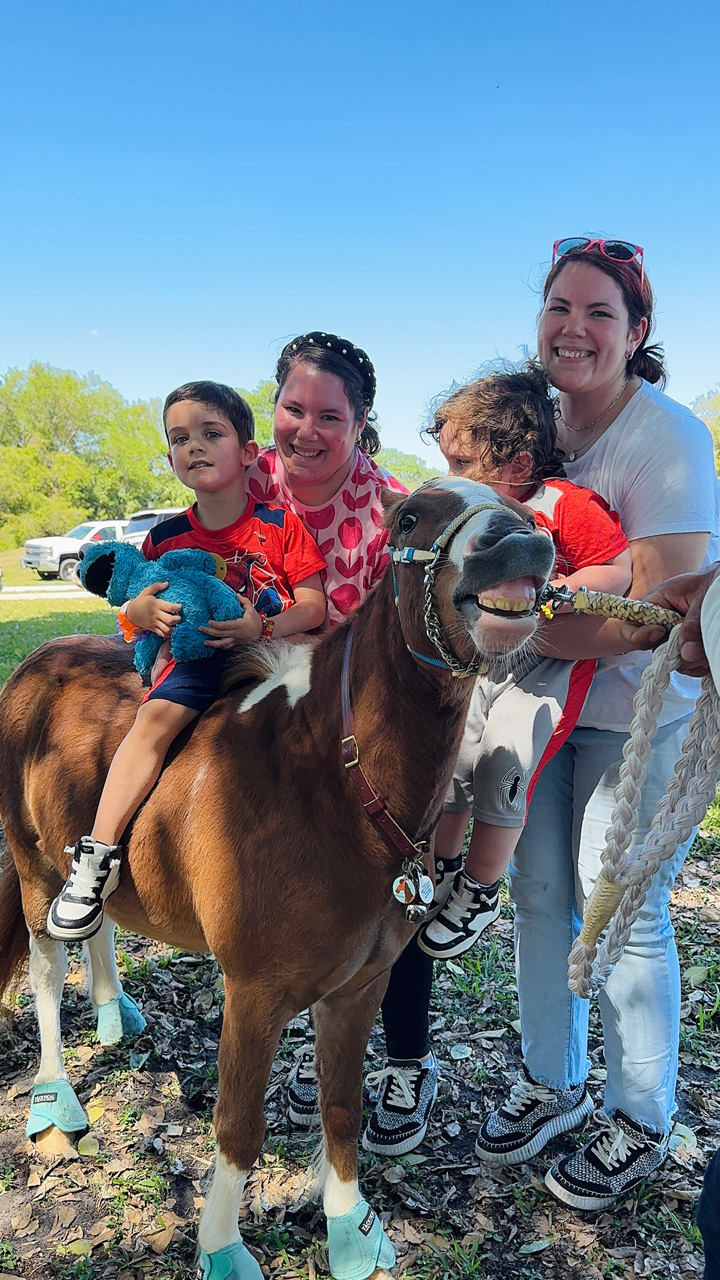 Pegasus at Super Heroe event - March 8, 2025 | Ale Ramos Therapy Animals