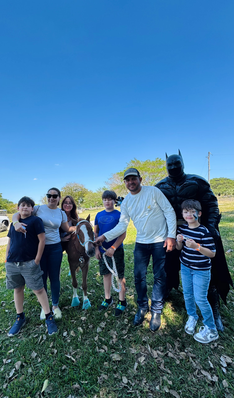 Pegasus at Super Heroe event - March 8, 2025 | Ale Ramos Therapy Animals