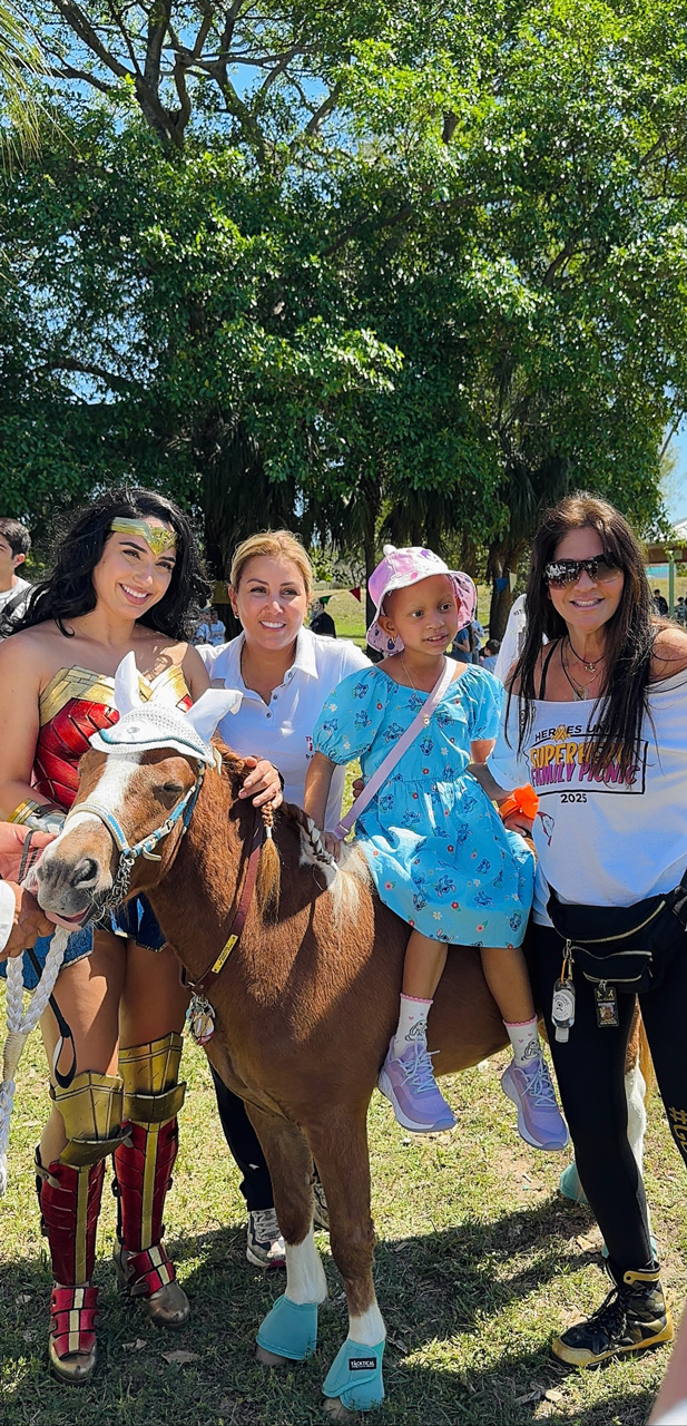 Pegasus at Super Heroe event - March 8, 2025 | Ale Ramos Therapy Animals
