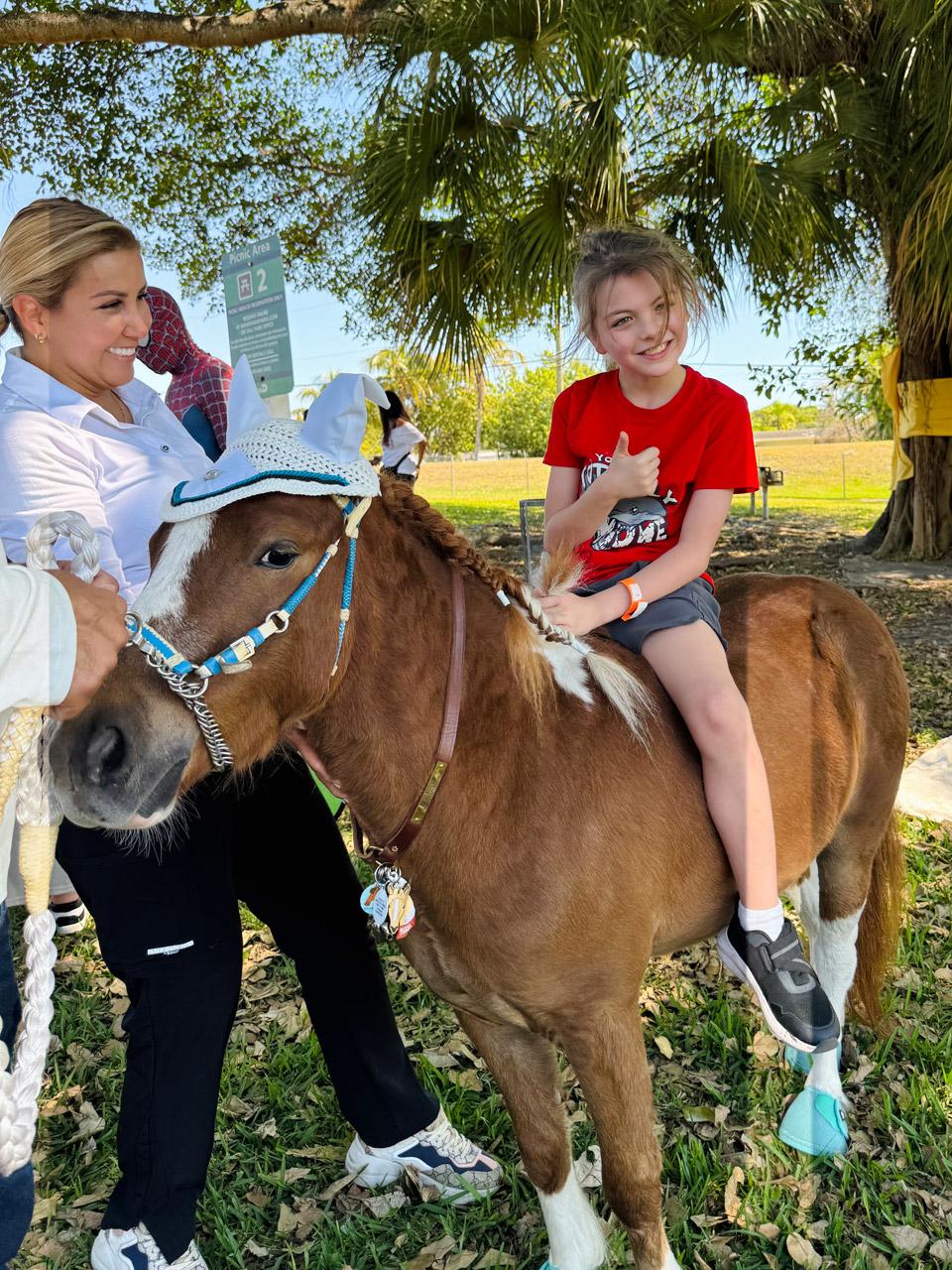 Pegasus at Super Heroe event - March 8, 2025 | Ale Ramos Therapy Animals