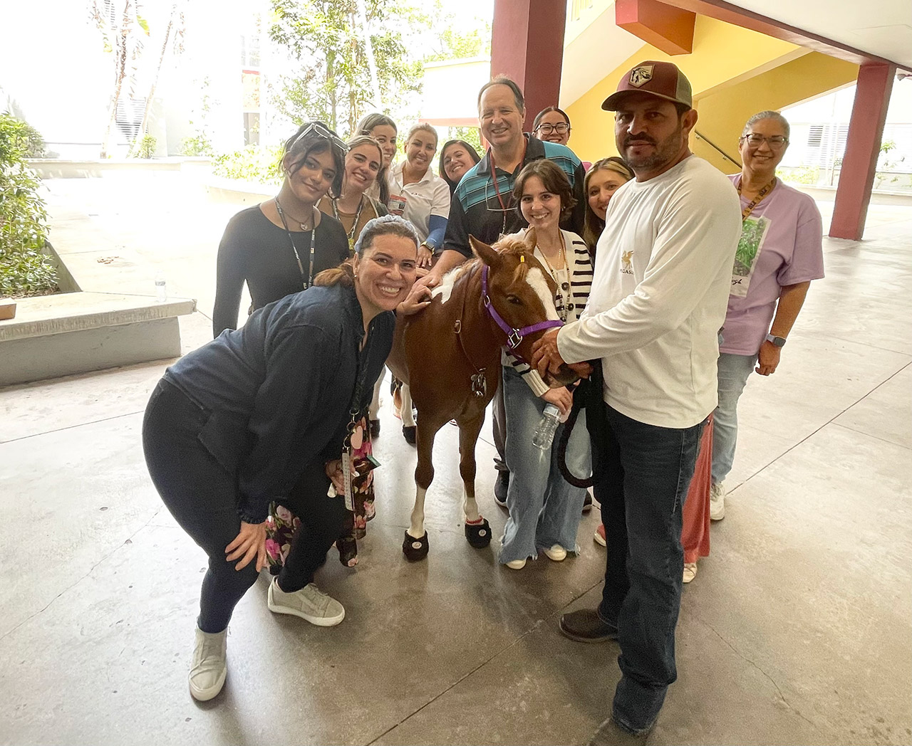 Pegasus visit Barbara Goleman School - April 24, 2025 | Ale Ramos Therapy Animals