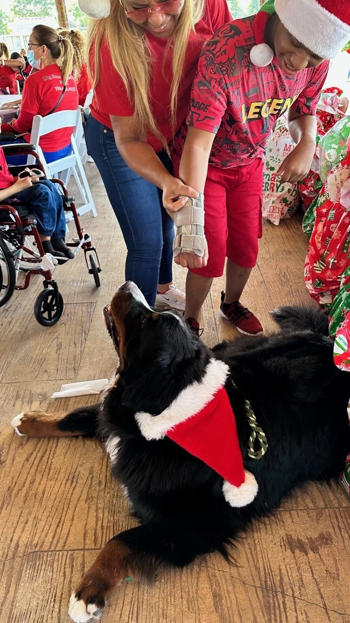 Santa Paws at Big Bear Academy | Ale Ramos Therapy Animals