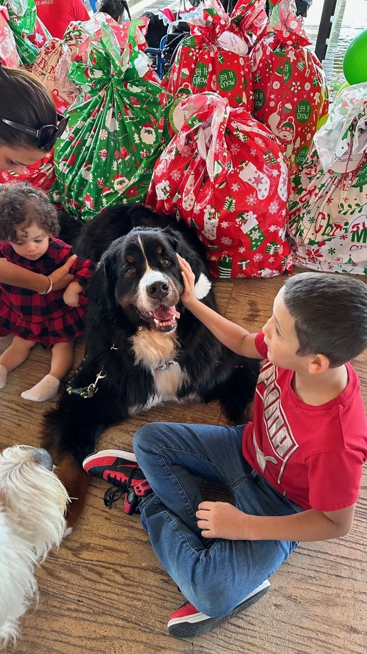 Santa Paws at Big Bear Academy | Ale Ramos Therapy Animals