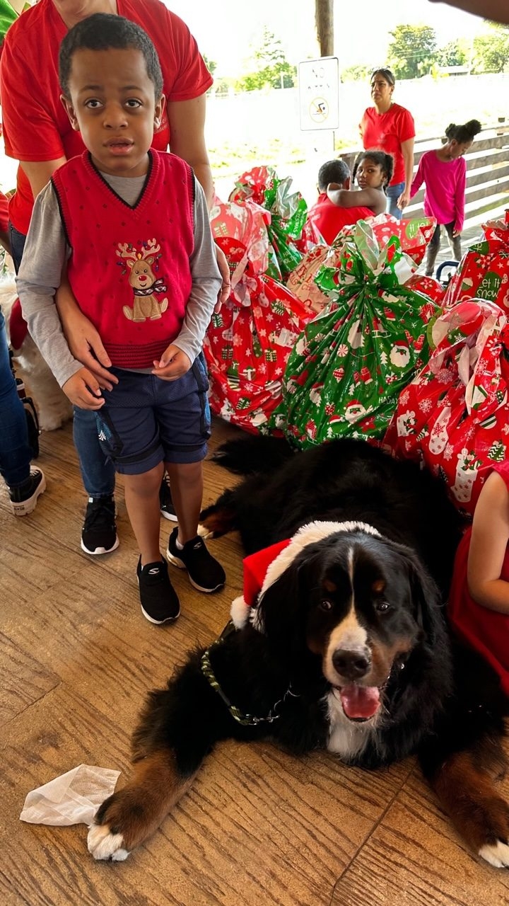 Santa Paws at Big Bear Academy | Ale Ramos Therapy Animals