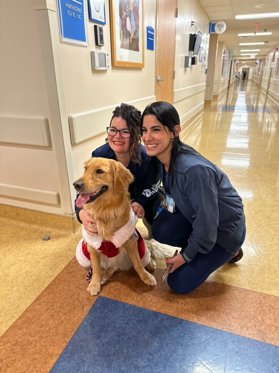 Santa Paws at Kendall Regional Hospital | Ale Ramos Therapy Animals