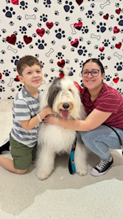 Valentine celebration at Nicklaus Children’s Hospital - February 2024 | Ale Ramos Therapy Animals